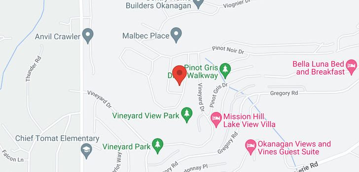 map of 3240 Vineyard View Drive